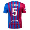 Virallinen Fanipaita FC Barcelona Sergio Busquets 5 Kotipelipaita 2021-22 - Miesten